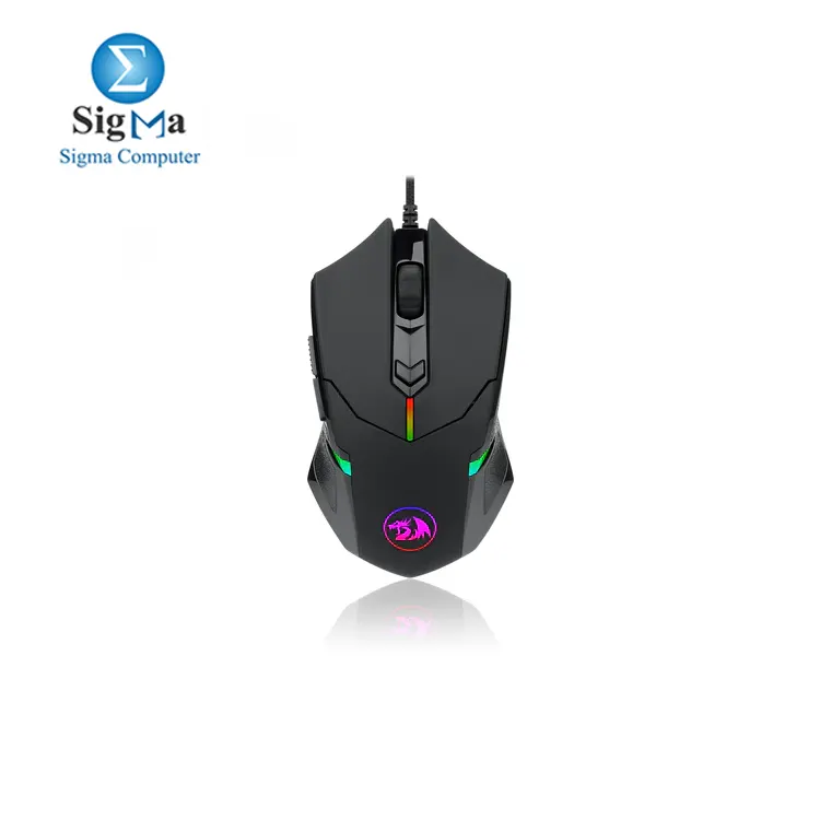 Redragon M601 Centrophorus RGB Gaming Mouse Backlit Wired Ergonomic 7 Button Programmable Mouse with Macro Recording 7200 DPI