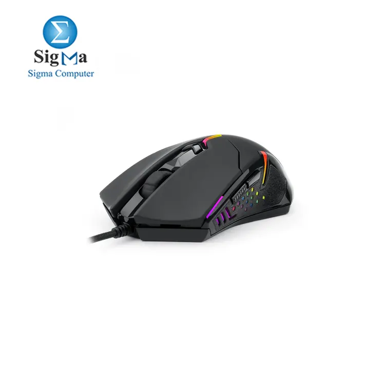 Redragon M601 Centrophorus RGB Gaming Mouse Backlit Wired Ergonomic 7 Button Programmable Mouse with Macro Recording 7200 DPI