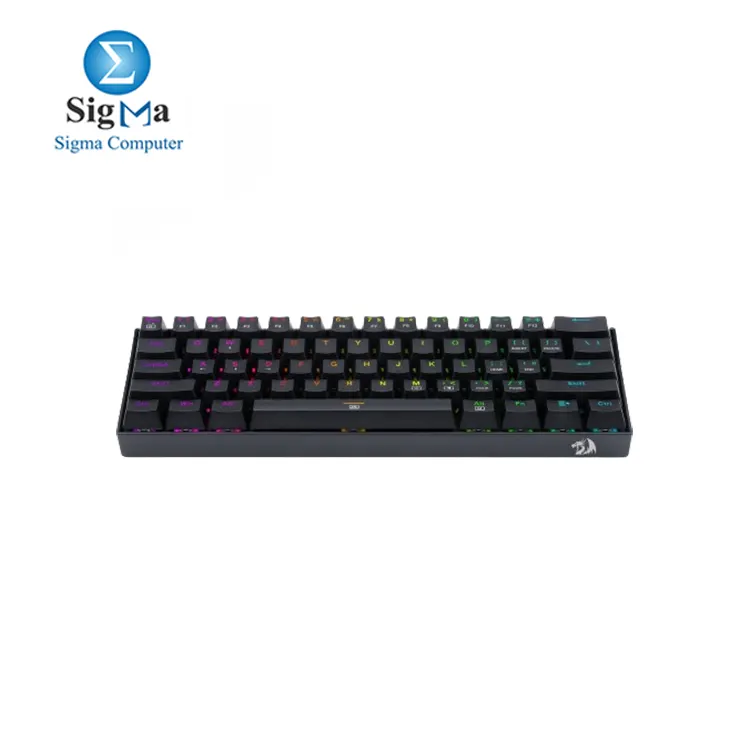 REDRAGON K630 Dragonborn 60% RGB Gaming Mechanical Keyboard – Linear RED Switch | Black