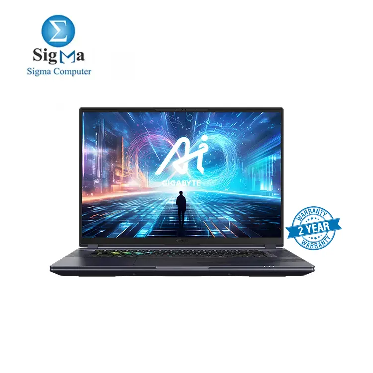 AORUS 16X 9KG 2024 Intel   Core    i7-13650HX - NVIDIA   GeForce RTX    4060 8GB GDDR6 - 2x DDR5 Slots  DDR5-4800MHz -16GB - M.2 SSD 1 Tera - 16.0    WQXGA  2560x1600  165Hz Display - Windows 11 Pro