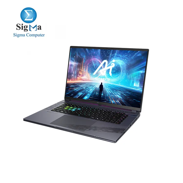 AORUS 16X 9KG 2024 Intel   Core    i7-13650HX - NVIDIA   GeForce RTX    4060 8GB GDDR6 - 2x DDR5 Slots  DDR5-4800MHz -16GB - M.2 SSD 1 Tera - 16.0    WQXGA  2560x1600  165Hz Display - Windows 11 Pro