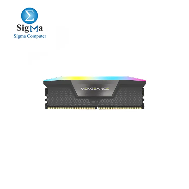 CORSAIR VENGEANCE RGB DDR5 RAM 32GB (2x16GB) 5600MHz CL36 AMD EXPO iCUE Compatible Computer Memory - Gray (CMH32GX5M2B5600Z36K)