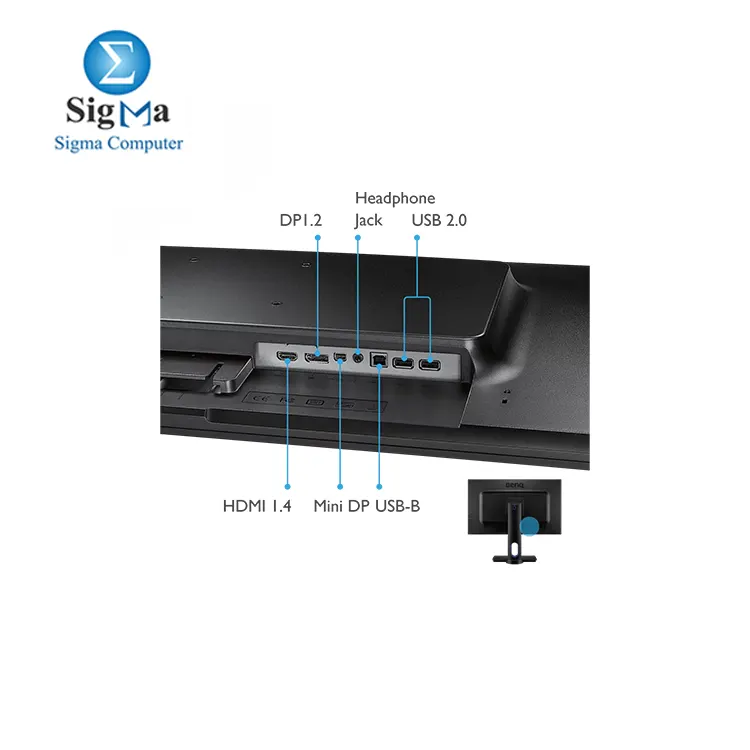 Monitor  BenQ Designer PD2700Q 27 Inch Quad HD IPS 4ms 60Hz 2K HDMI Mini-DisplayPort 100% Rec.709 100% SRGB Darkroom Mode Built-In Speakers LED Backlit 10 Bit