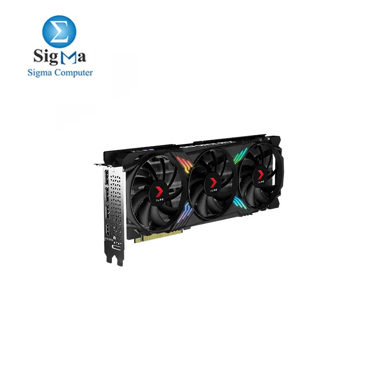 PNY RTX4070 SUPER VERTO XLR8 12GB DDR6X(TRIPLE FAN)RGB-12TFXXPBI