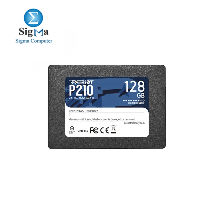 Patriot P210 SSD 128GB Up To 500 400 MB S SATA 3 Internal Solid State Drive 2.5