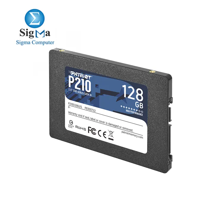 Patriot P210 SSD 128GB Up To 500/400 MB/S SATA 3 Internal Solid State Drive 2.5