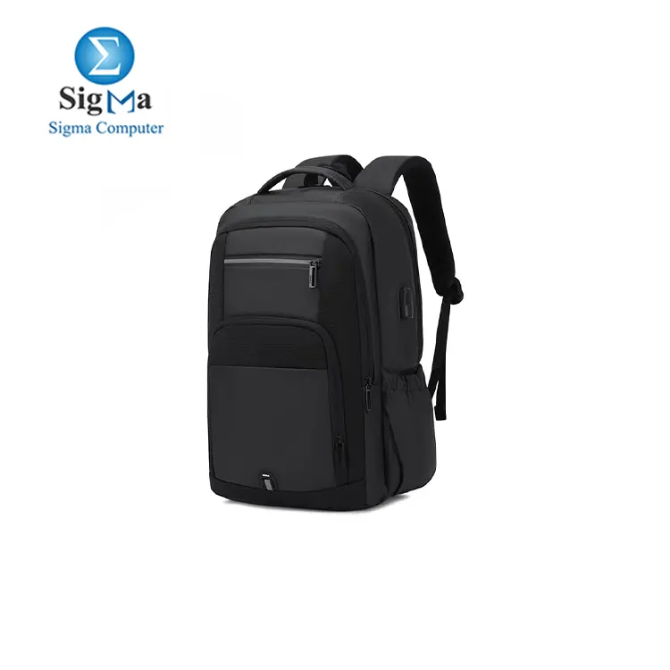 RAHALA RAL2215 backpack for a 15-inch laptop with a USB port Black