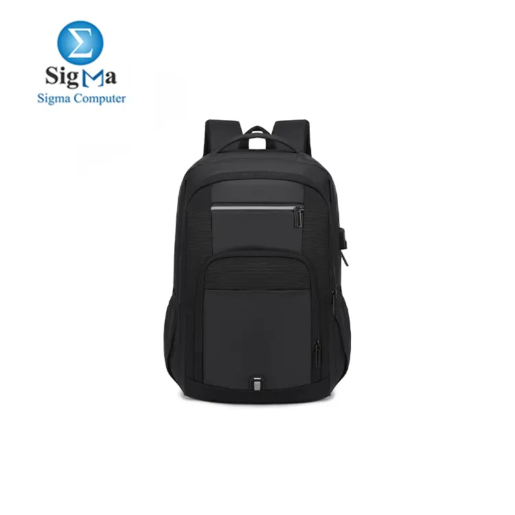 RAHALA RAL2215 backpack for a 15-inch laptop with a USB port Black