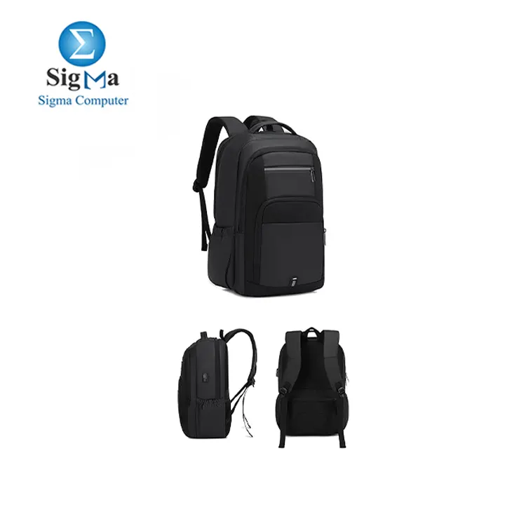 RAHALA RAL2215 backpack for a 15-inch laptop with a USB port Black