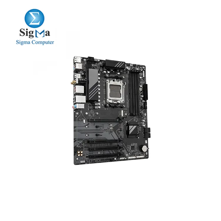 GIGABYTE B650 UD AC (rev. 1.0) AM5 LGA 1718 AMD B650 ATX Motherboard DDR5, PCIe 4.0 M.2, PCIe 4.0, USB 3.2 Gen2x2 Type-C, GbE LAN