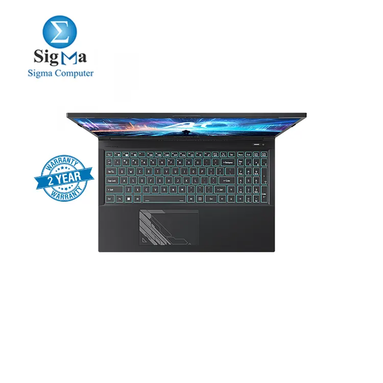  GIGABYTE G5 KF  2024  Gaming Laptop - Intel   Core    i7-13620H - NVIDIA   GeForce RTX    4060 8GB - 16GB DDR5-4800MHz - 1TB M.2 PCIe   NVMe    GEN 4 - 15.6