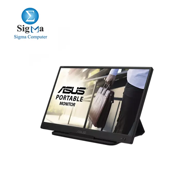 ASUS ZenScreen MB166C Portable USB Monitor- 15.6 inch, Full HD, IPS, USB Type-C, Flicker Free, Blue Light Filter, Anti-glare surface