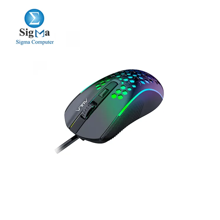 AULA S11 4 Keys Gaming Gaming Mouse Rainbow Colors RGB Backlight PC Laptop Universal USB Wired Gaming Mouse