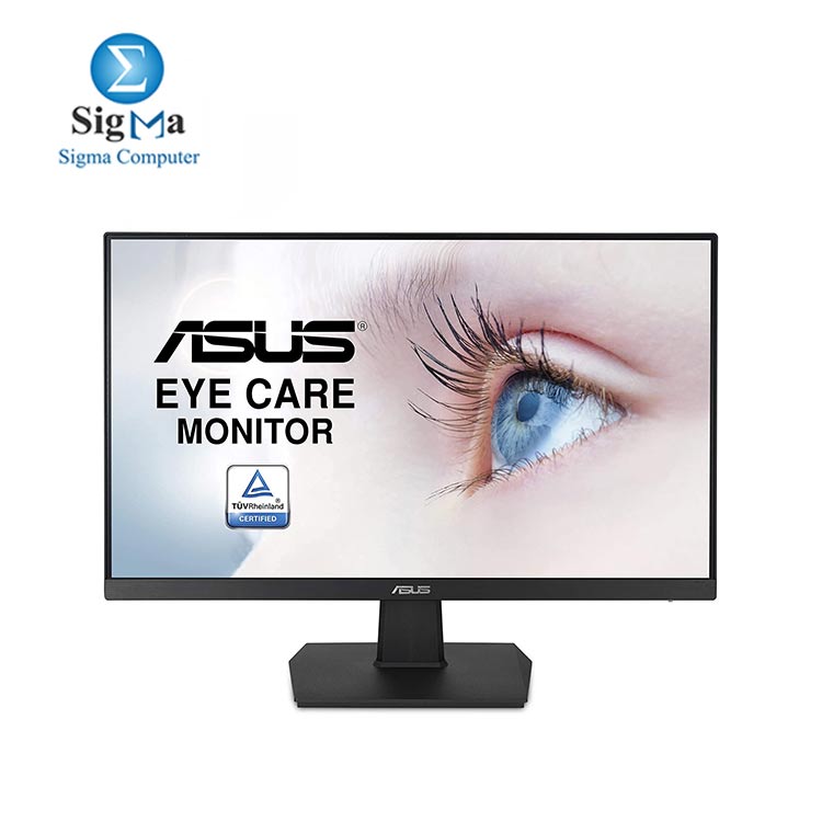 ASUS VA24EHF Eye Care Gaming Monitor – 24-inch (23.8-inch viewable), IPS, Full HD, Frameless, 100Hz, Adaptive-Sync, 1ms MPRT, HDMI, Low Blue Light, Flicker Free, Wall Mountable