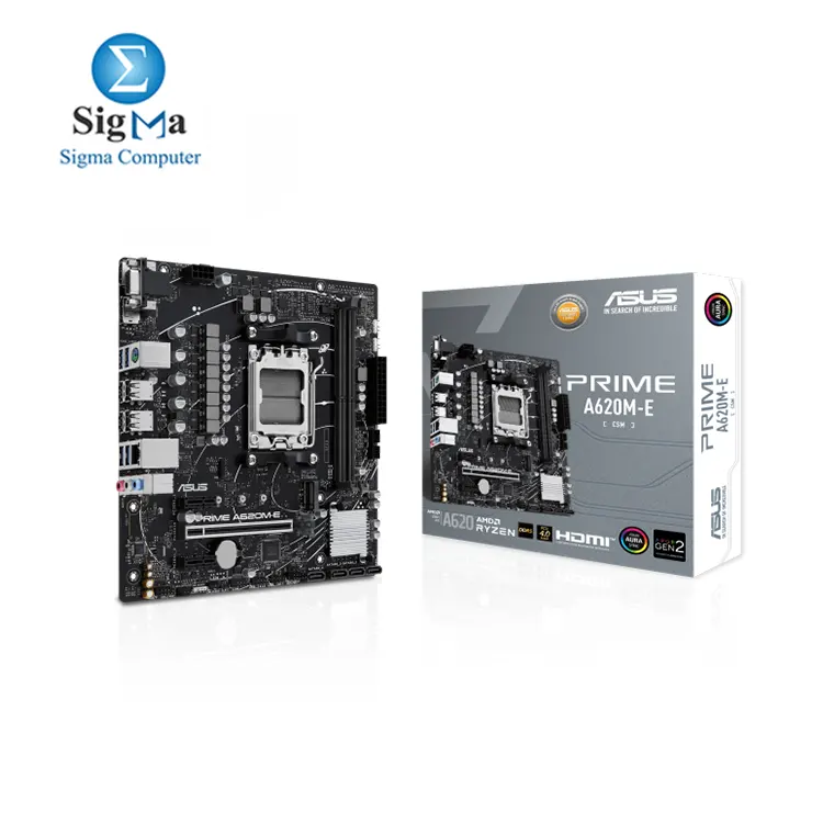 Asus PRIME A620M-E-CSM micro-ATX motherboard, DDR5