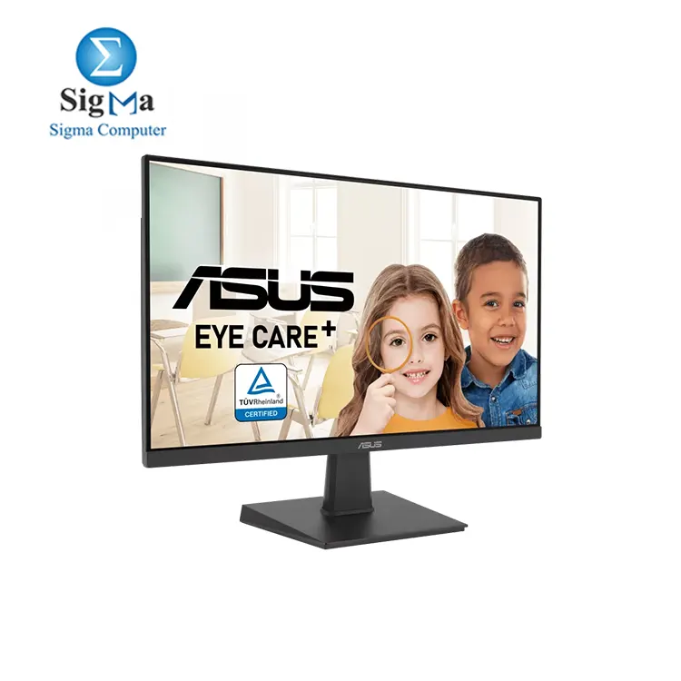 ASUS VA27EHF Eye Care Gaming Monitor – 27-inch, IPS, Full HD, Frameless, 100Hz, Adaptive-Sync, 1ms MPRT, HDMI, Low Blue Light, Flicker Free, Wall Mountable