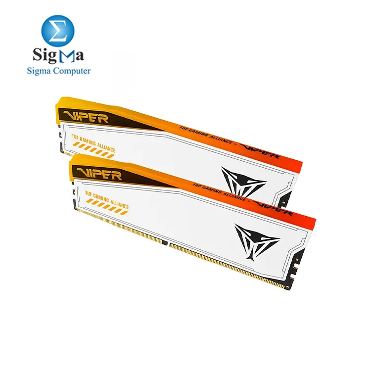 Patriot Viper Elite 5 TUF Gaming RGB DDR5 RAM 32GB (2X16GB) 6000MT/s CL36 UDIMM Desktop Gaming Memory Kit - PVER532G60C36KT