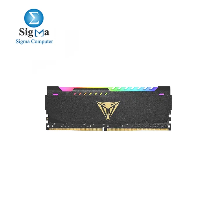 Patriot Viper Steel RGB DDR4 RAM 16GB  1X16GB  3200MHz CL18 UDIMM Desktop Gaming Memory Module - PVSR416G320C8