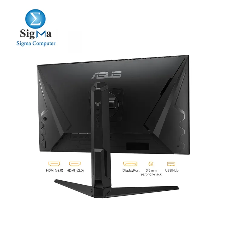 ASUS TUF Gaming VG27AQL3A Gaming Monitor – 27-inch, 2560x1440p 180Hz, Fast IPS, ELMB Sync, 1ms (GTG), Freesync Premium™, G-Sync compatible, VESA AdaptiveSync Display 180Hz, Variable Overdrive, 130% sRGB, DisplayHDR™ 400