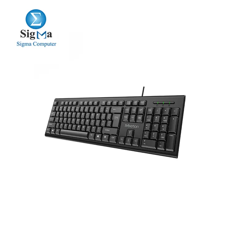 MEETION K100 USB Standard Corded Keyboard