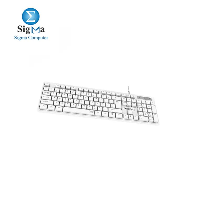 Meetion K300 Silent White Wired Keyboard