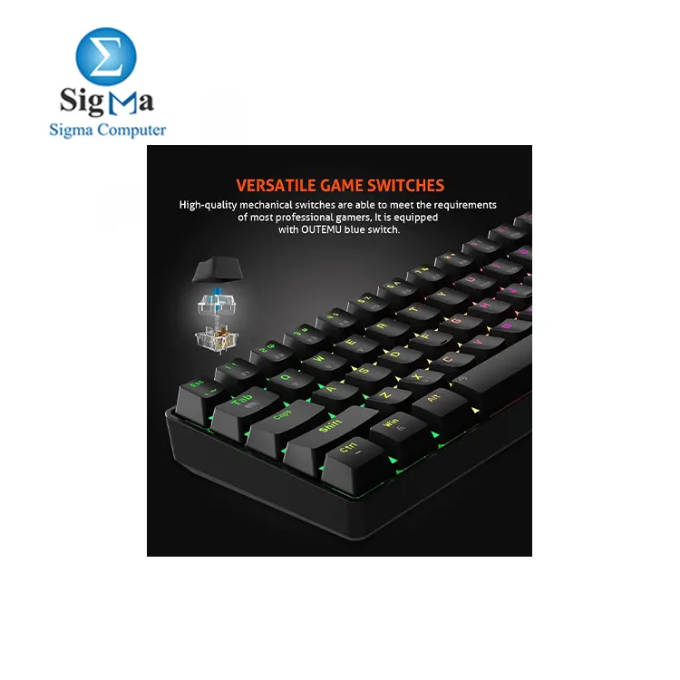 MEETION MK005 60  GAMING KEYBOARD blue switch