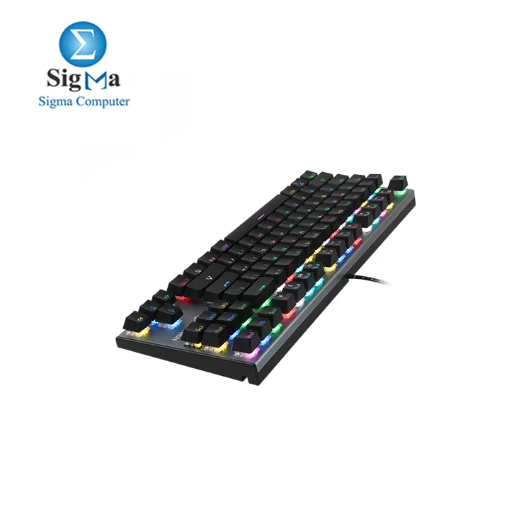 MEETION MK04 TKL RGB Backlit Multimedia Blue Switch Mechanical Gaming Keyboard