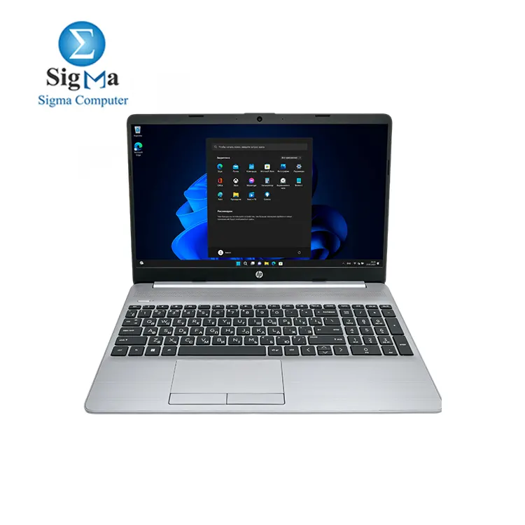 HP 255 G8 Laptop  15.6   Full HD Display  AMD Ryzen 5 5500U 2.10GHz Processor  8GB RAM  256GB SSD  SHARED DOS  English   Arabic Keyboard  Silver   7J034AA BH5