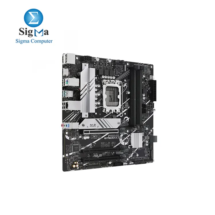 ASUS PRIME B760M-A D4  LGA 1700  mATX motherboard  PCIe 4.0  two M.2 slots  Realtek 2.5Gb Ethernet  DisplayPort  Dual HDMI    SATA 6 Gbps  rear USB 3.2 Gen 2  front USB 3.2 Gen 1 Type-C    Aura Sync