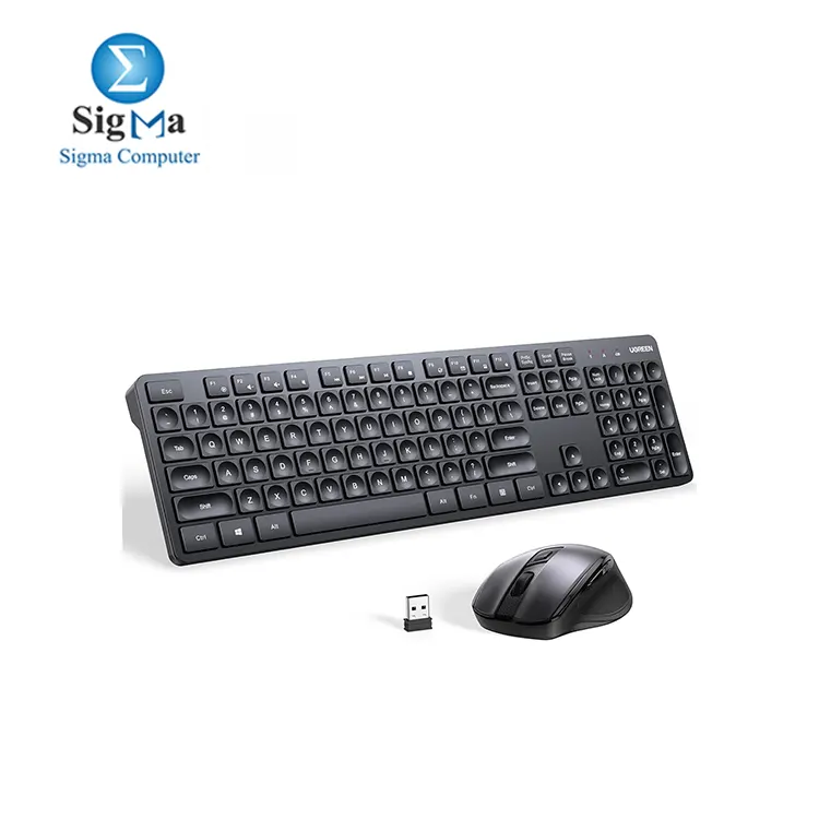 Ugreen MK006 Wireless Keyboard + Mouse Combo English & Arabic