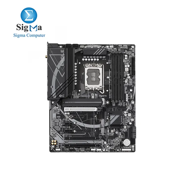 GIGABYTE Z790 Eagle AX LGA 1700 Intel Z790 ATX Motherboard with DDR5, M.2, PCIe 5.0, USB 3.2 Gen2X2 Type-C, Intel Wi-Fi 6E, 2.5GbE LAN, Q-Flash Plus, EZ-Latch