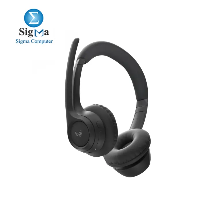 Logitech Zone 300 Wireless Bluetooth Headset With Noise-Cancelling Microphone, Compatible with Windows, Mac, Chrome, Linux, iOS, iPadOS, Android – Black