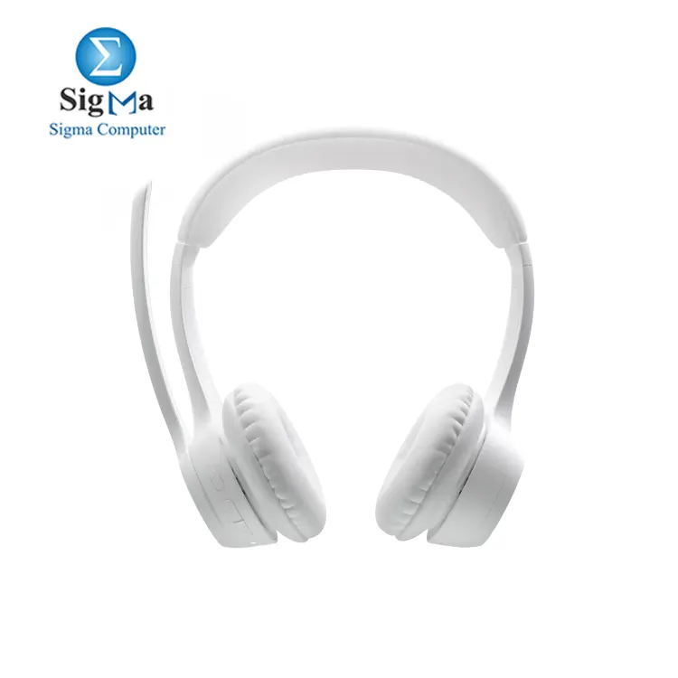 Logitech Zone 300 Wireless Bluetooth Headset With Noise-Cancelling Microphone  Compatible with Windows  Mac  Chrome  Linux  iOS  iPadOS  Android     Off-white