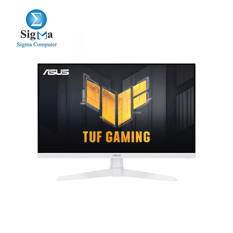 ASUS TUF Gaming 24     23.8 inch viewable  1080P Monitor  VG249Q3A-W  - Full HD  180Hz  1ms  Fast IPS  Extreme Low Motion Blur  FreeSync Premium  Speakers  DisplayPort  HDMI  Variable Overdrive  99  sRGB