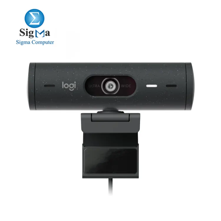 Logitech Brio 500 Full HD Webcam with Auto Light Correction -Graphite