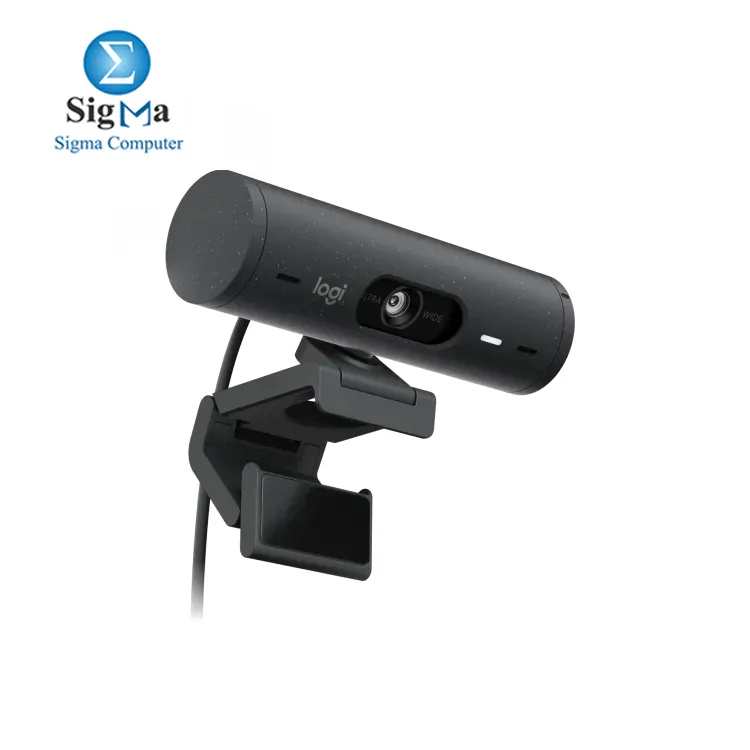 Logitech Brio 500 Full HD Webcam with Auto Light Correction -Graphite