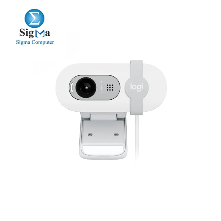 Logitech Brio 100 Full HD 1080p Webcam - Off White