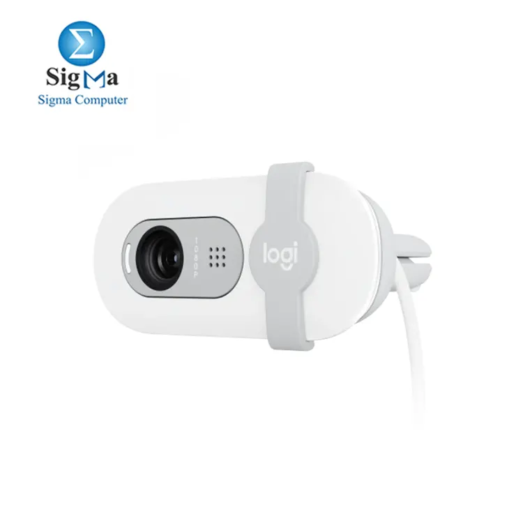 Logitech Brio 100 Full HD 1080p Webcam - Off White