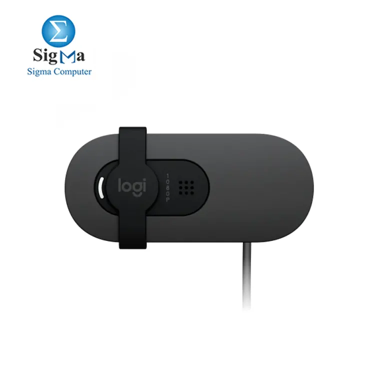 Logitech Brio 100 Full HD 1080p Webcam Made for Meetings and Works for Streaming - GRAPHITE