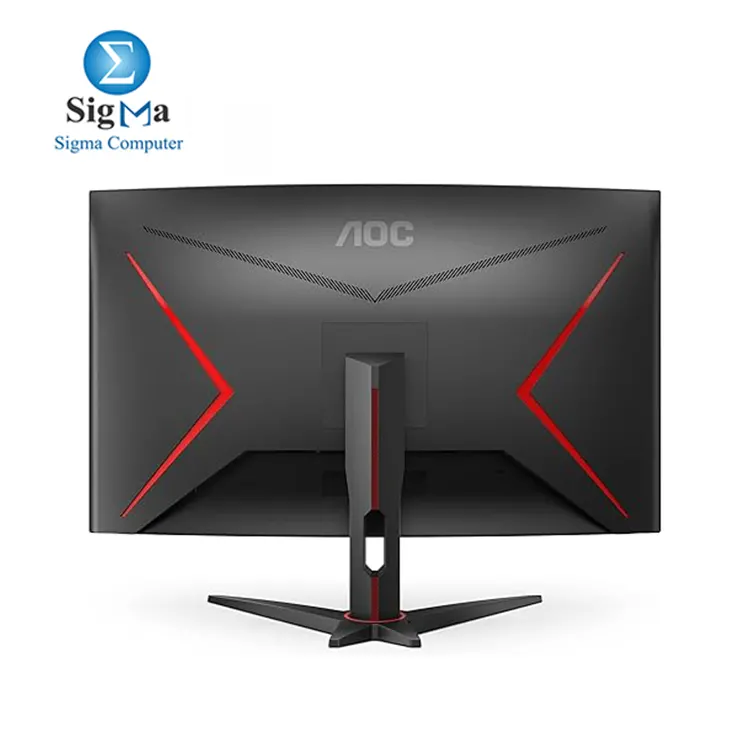 AOC C32G2ZE 32  Curved Frameless Gaming Monitor  Full HD 1920x1080  VA  0.5ms 240Hz  AMD FreeSync Premium  DP HDMI VGA  VESA  3-3-1 Re-Spawn Program