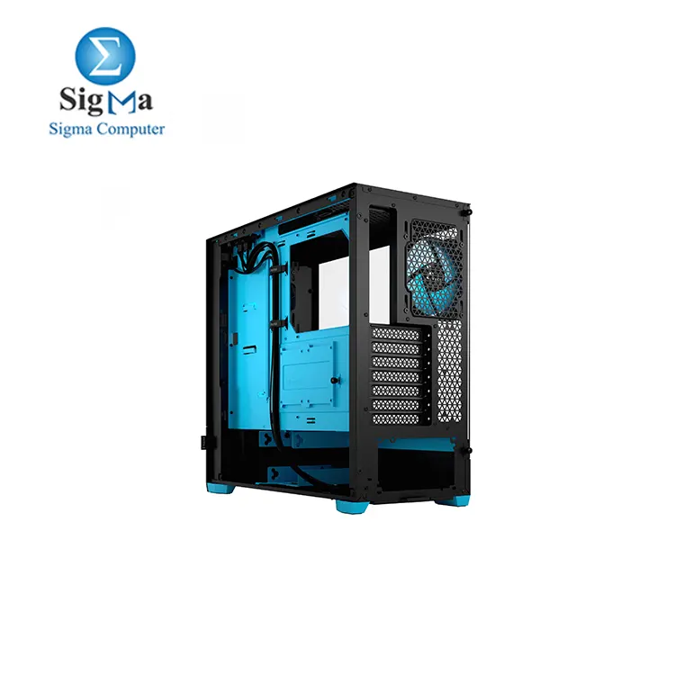 Fractal Design Pop Air RGB Cyan Core Tempered Glass Clear Tint