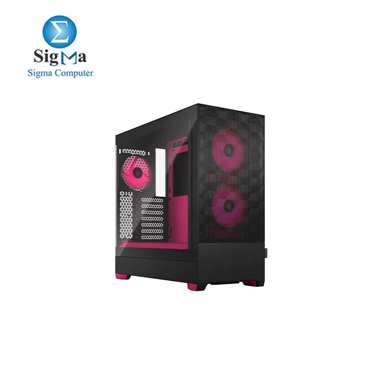 Fractal Design Pop Air RGB Magenta Core Tempered Glass Clear Tint