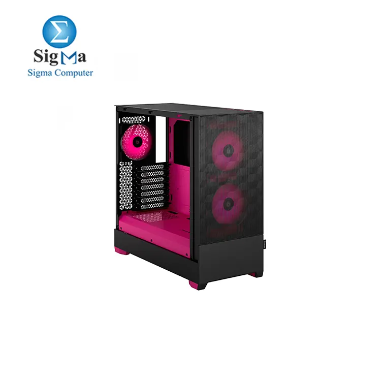 Fractal Design Pop Air RGB Magenta Core Tempered Glass Clear Tint