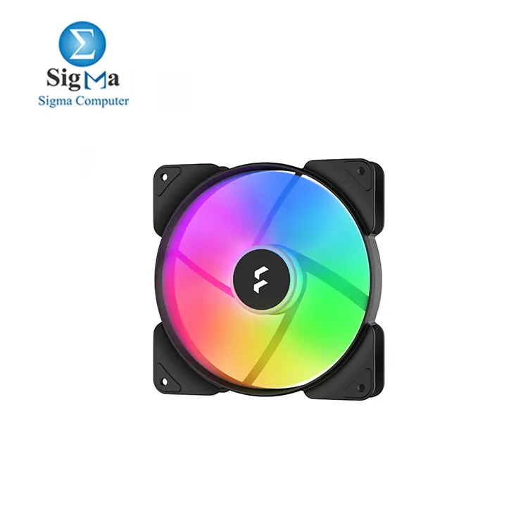 Fractal Design Aspect 14 RGB 140 mm PWM Wide 500-1700 RPM Range Black Frame 3-Pack Computer Fan