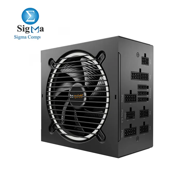 be quiet! BN513 Pure Performance Power 12 M 1200W Modular Quiet Performance Power Supply | 80 Plus Gold | ATX 3.1 | for PCIe 5.0 GPUs and GPUs with 6+2 pin connectors | Silent 120mm Fan