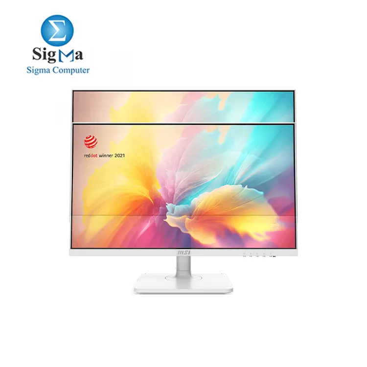 MSI-24  -Modern MD2412PW-24  White  IPS  1920x1080  FHD   Flat  100Hz 1ms  MPRT    4ms  GTG   Type C  Adjustable Stand