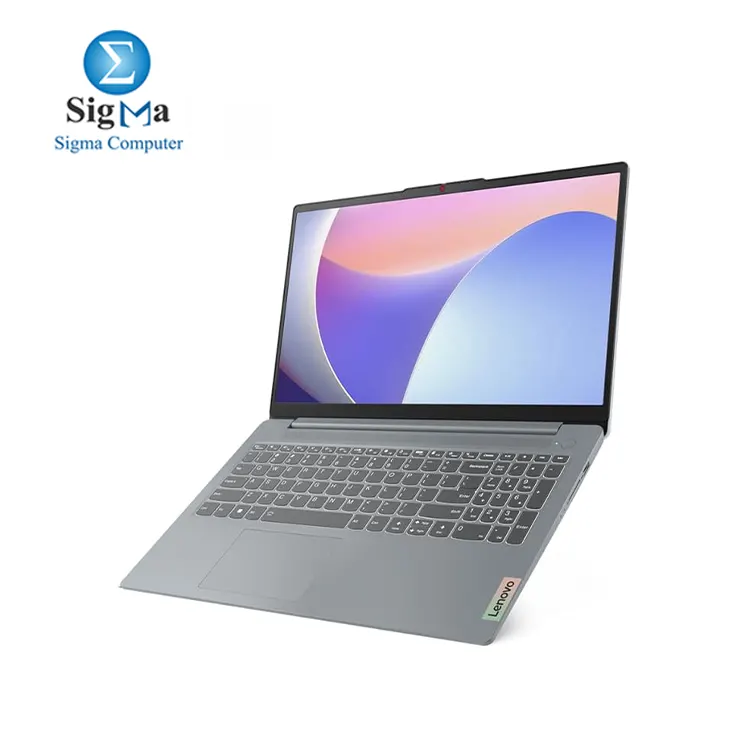 Lenovo IdeaPad Slim 3 Laptop - 83ER0081PS - i5-12450H 8 Cores 8 GB DDR5 4800 MHz RAM 512 GB SSD Integrated Intel UHD Graphics 15.6 FHD 1920x1080 IPS 300 nits Anti-glare Fingerprint Dos - Arctic Grey