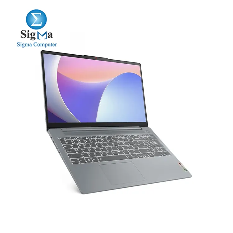 Lenovo IdeaPad Slim 3 Laptop - 83ER0081PS - i5-12450H 8 Cores 8 GB DDR5 4800 MHz RAM 512 GB SSD Integrated Intel UHD Graphics 15.6 FHD 1920x1080 IPS 300 nits Anti-glare Fingerprint Dos - Arctic Grey