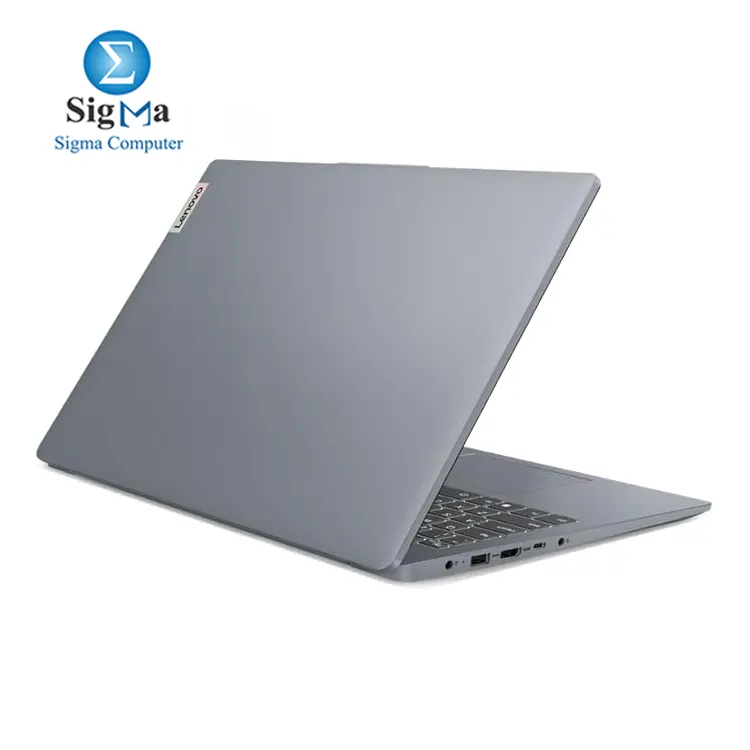 Lenovo IdeaPad Slim 3 Laptop - 83ER0081PS - i5-12450H 8 Cores 8 GB DDR5 4800 MHz RAM 512 GB SSD Integrated Intel UHD Graphics 15.6 FHD 1920x1080 IPS 300 nits Anti-glare Fingerprint Dos - Arctic Grey