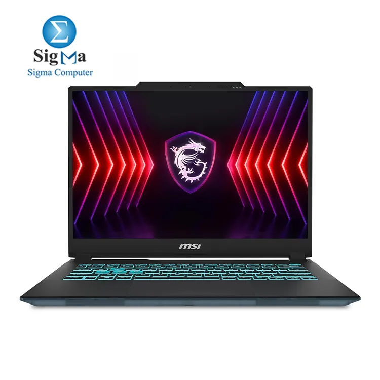 MSI Cyborg15 - A13UDX-1292XAE 15 CPU-Core i5-13420H RAM-16GB 512GB SSDVGA-RTX 3050 6GB DEDICATED 15.6 FHD Screen Wi-Fi BT DOS Color-Black English Keyboard